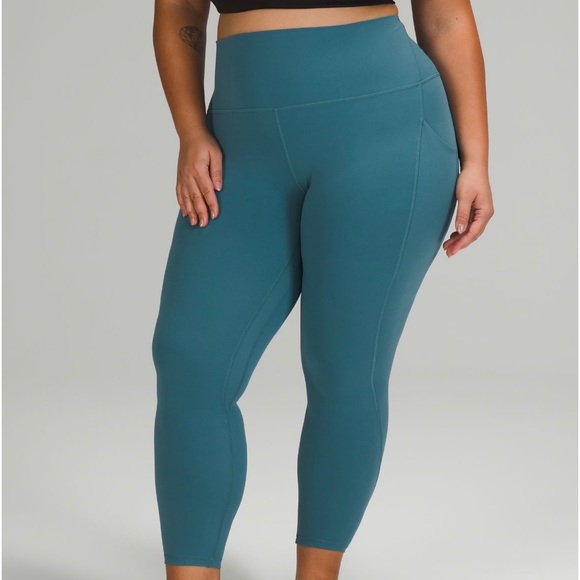 lululemon athletica Pants - NWT Lululemon Align HR Pants 25” Blue/turquoise Size 18
